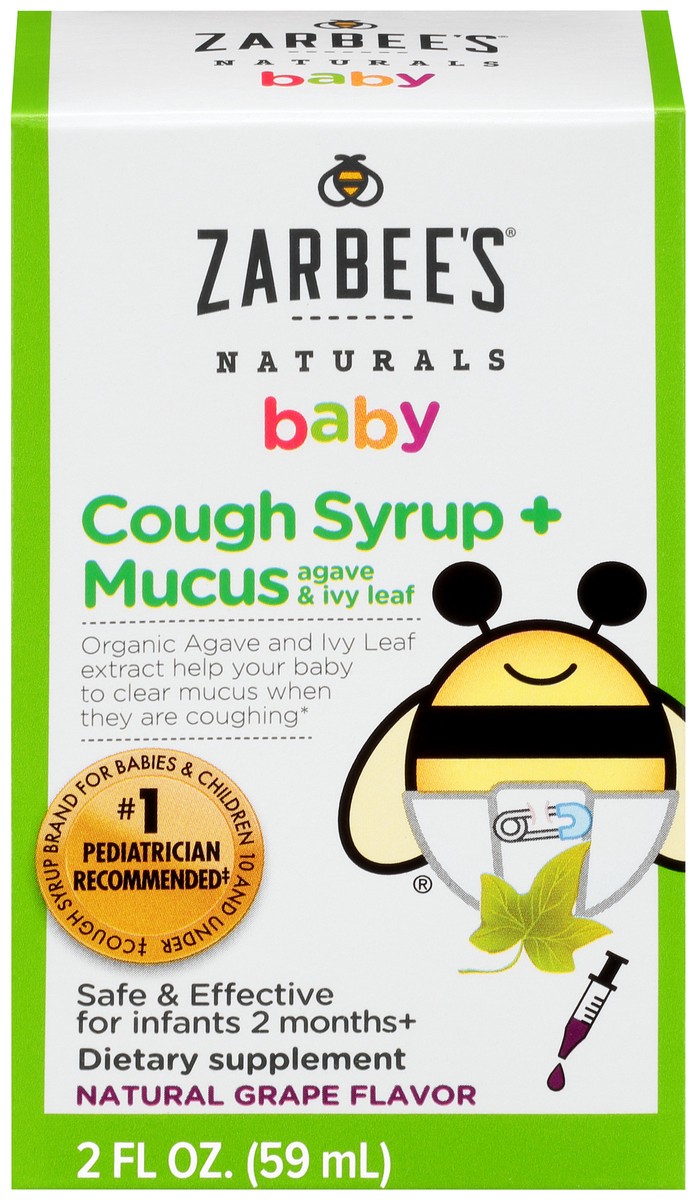 slide 4 of 11, Zarbee's Naturals Cough Syrup, 2 fl oz