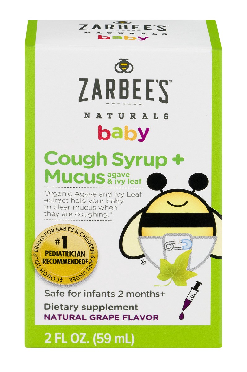 slide 1 of 11, Zarbee's Naturals Cough Syrup, 2 fl oz