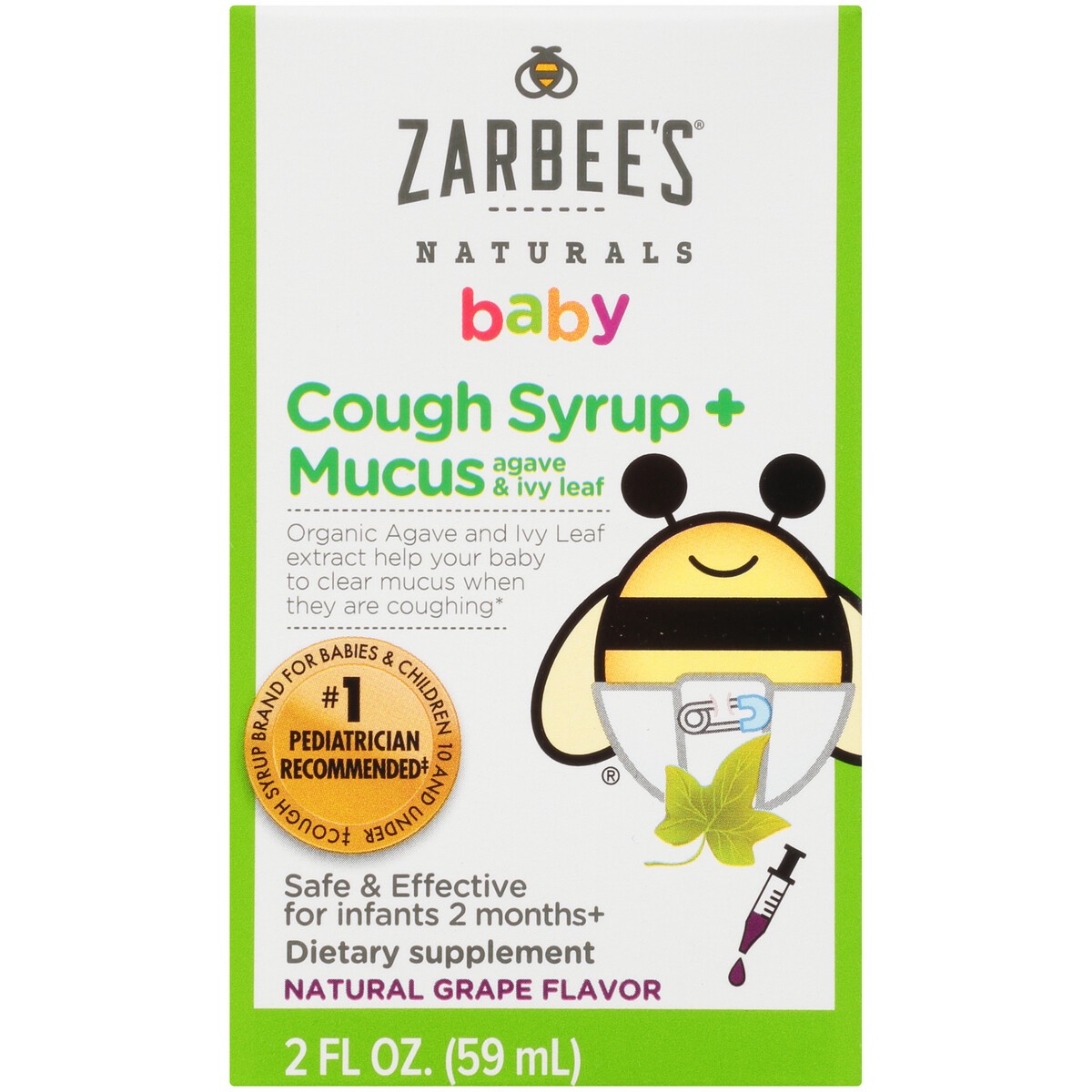 slide 10 of 11, Zarbee's Naturals Cough Syrup, 2 fl oz