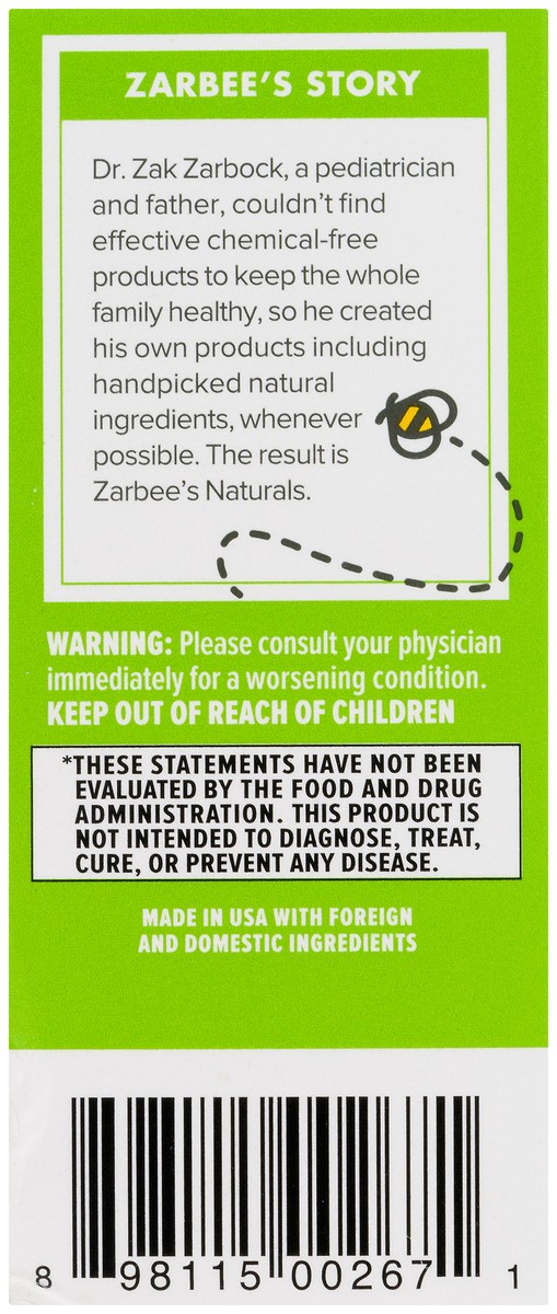 slide 11 of 11, Zarbee's Naturals Cough Syrup, 2 fl oz