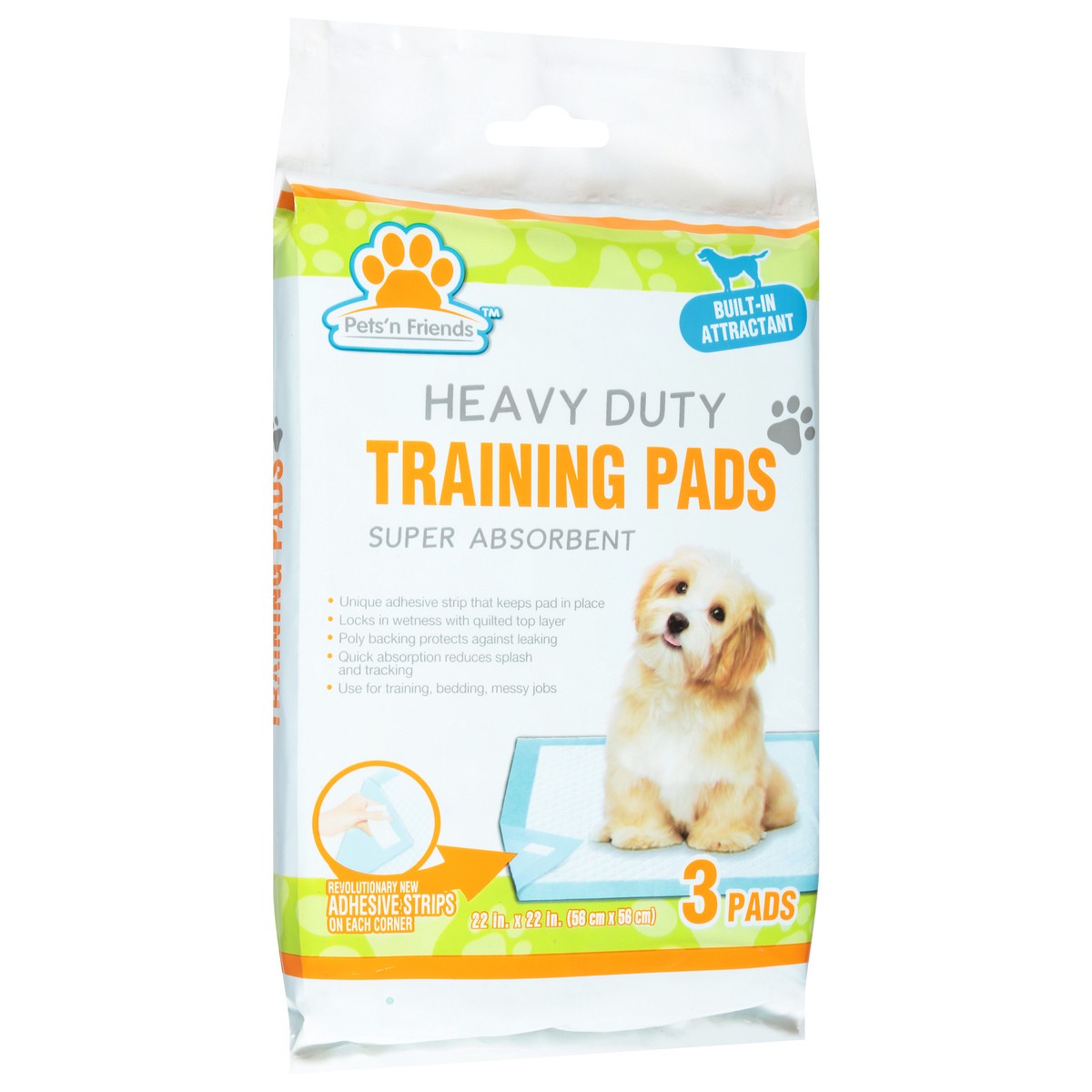 slide 9 of 13, Pets'n Friends Heavy Duty Training Pads 3 ea, 3 ct