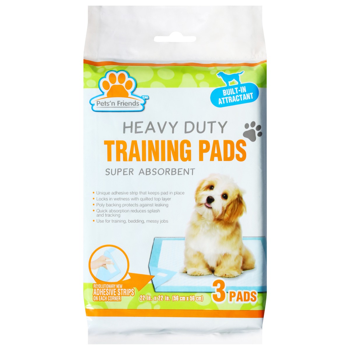 slide 5 of 13, Pets'n Friends Heavy Duty Training Pads 3 ea, 3 ct