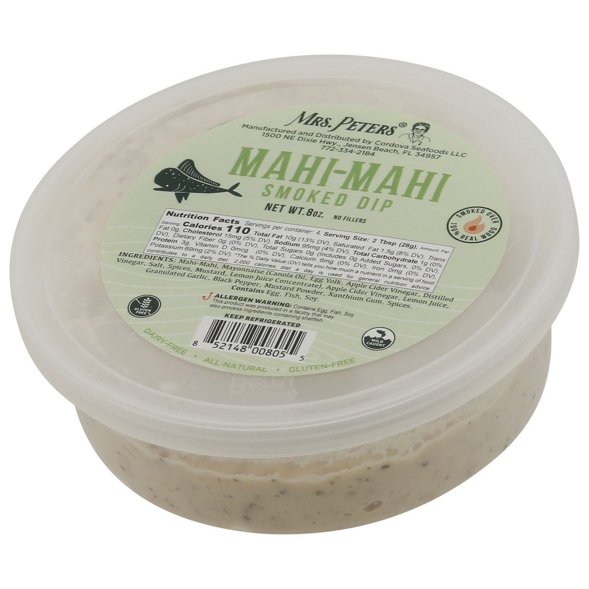 slide 3 of 4, Mrs. Peters Mahi-Mahi Smoked Dip 8 oz, 8 oz