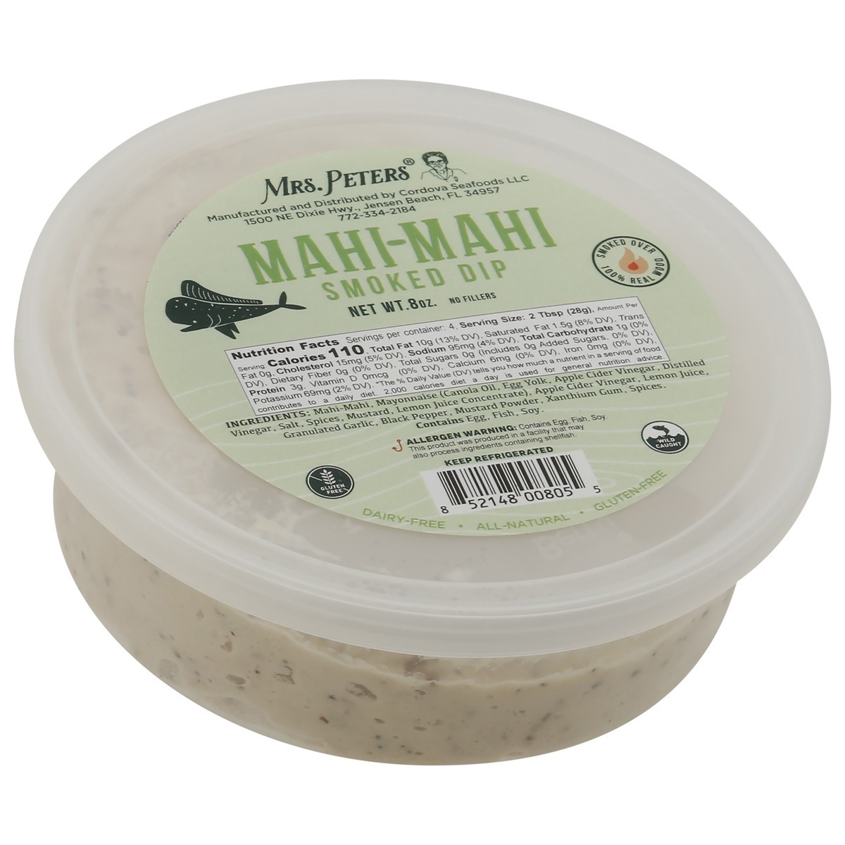 slide 2 of 4, Mrs. Peters Mahi-Mahi Smoked Dip 8 oz, 8 oz