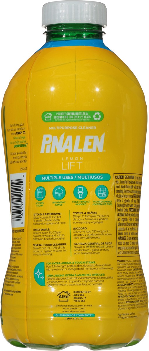 slide 5 of 9, Pinalen Lemon Multipurpose Cleaner, 56 fl oz