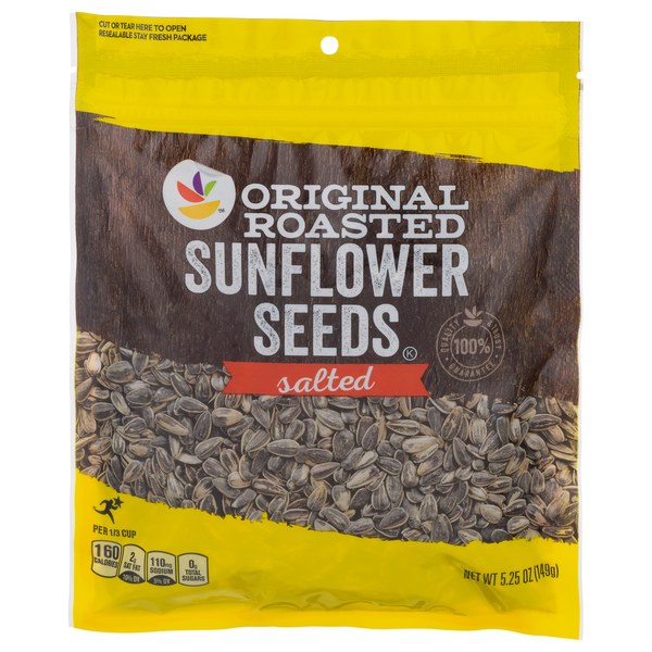 slide 1 of 1, Our Brand Original Roasted Sunflower Seeds Salted, 5.25 oz