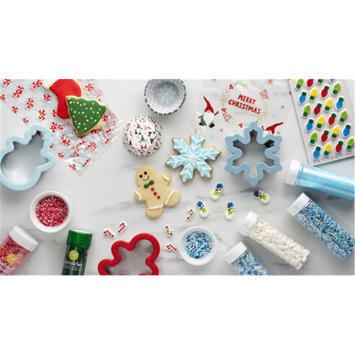 slide 1 of 1, Wilton Large Snowflake Comfort-Grip Cookie Cutter, 1 ct