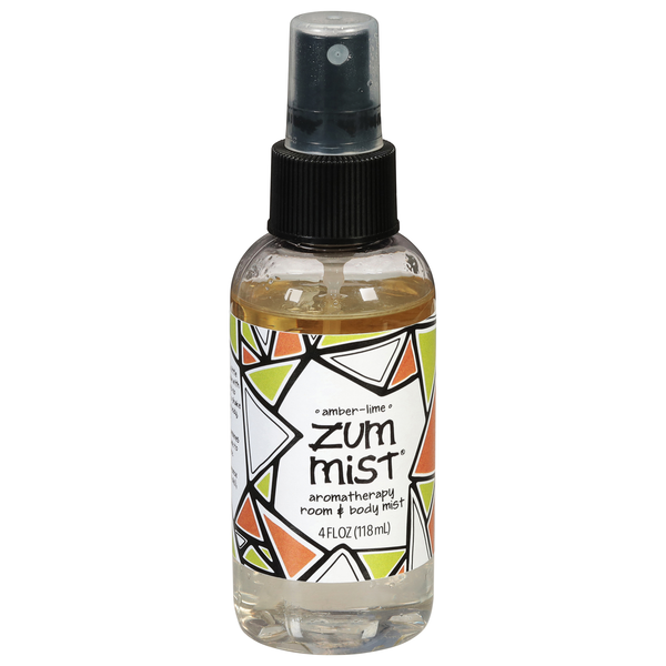 slide 1 of 1, Zum Aromatherapy Room Amber Lime Body Mist 4 fl oz, 4 fl oz