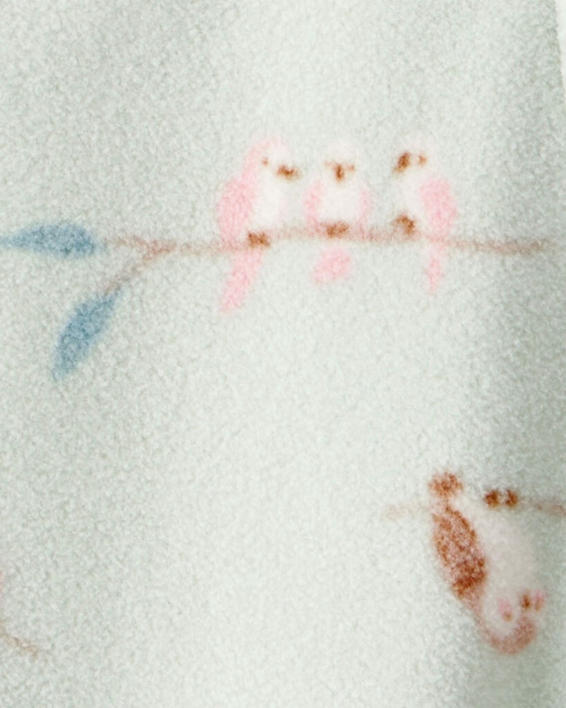 slide 2 of 3, Carter's Carters Baby Girl Squirrel Print Loose Fit Long-Sleeve Sleep & Play - Green Green NB, 1 ct