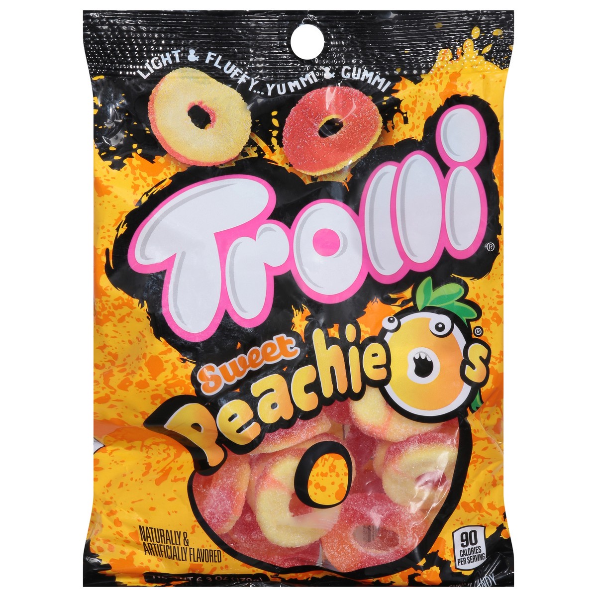 slide 1 of 5, Trolli Sweet Peachie Gummi Candy 6.3 oz, 6.3 oz