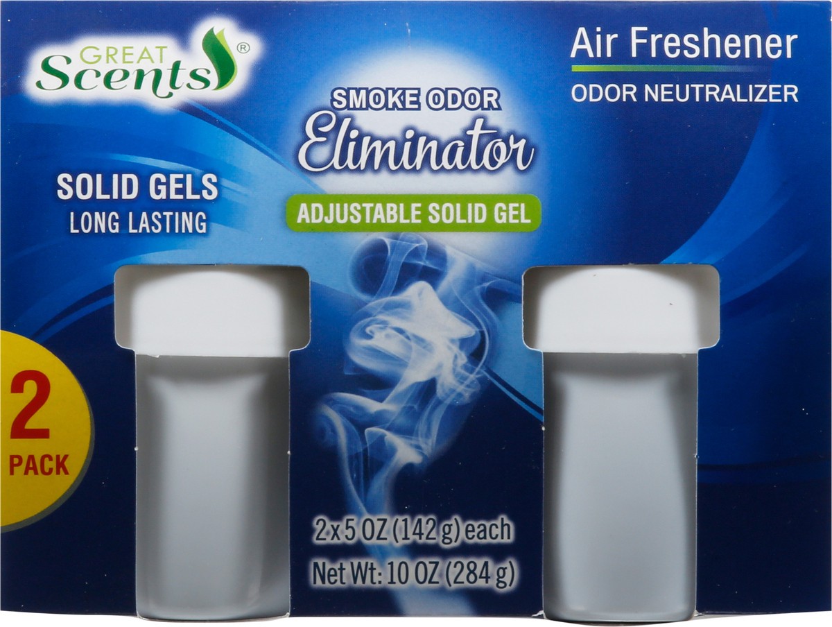 slide 1 of 12, Great Scents 2 Pack Smoke Odor Eliminator Solid Gels Air Freshener 2 - 5 oz 2 Gels, 2 ct