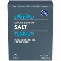 Kroger Coarse Kosher Salt