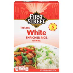 First Street Instant White Rice