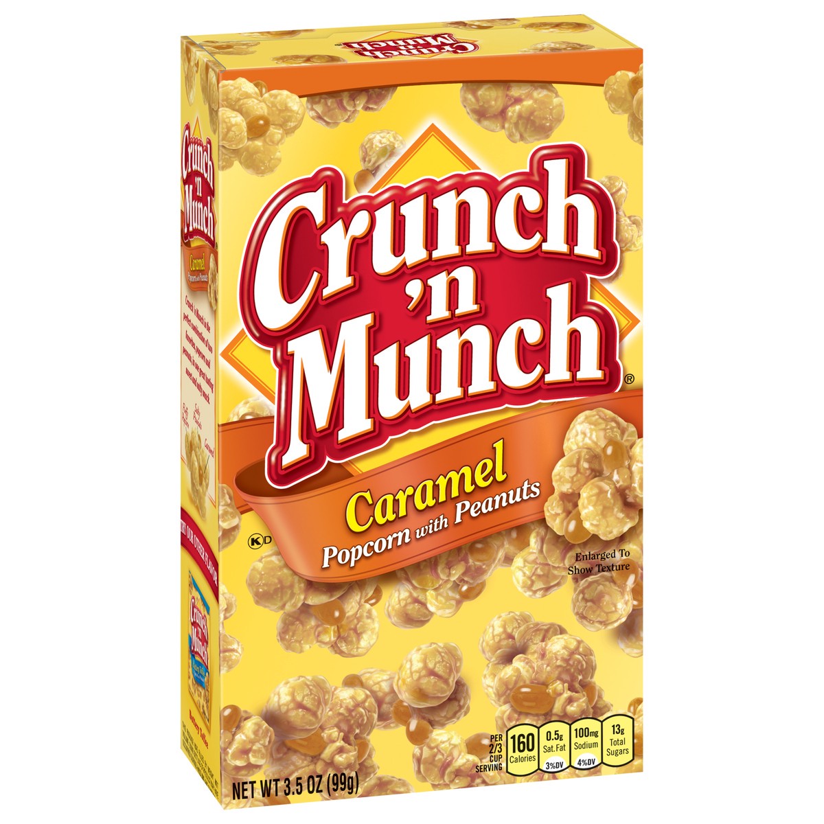slide 4 of 9, Crunch 'n Munch Caramel Popcorn with Peanuts 3.5 oz, 3.5 oz