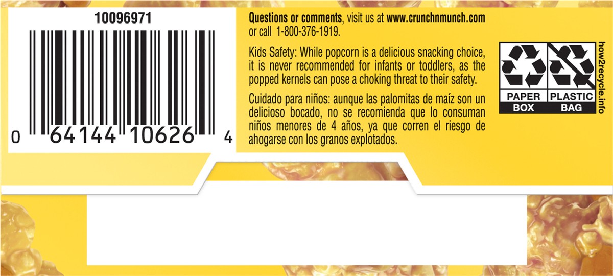 slide 2 of 9, Crunch 'n Munch Caramel Popcorn with Peanuts 3.5 oz, 3.5 oz