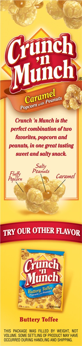 slide 8 of 9, Crunch 'n Munch Caramel Popcorn with Peanuts 3.5 oz, 3.5 oz