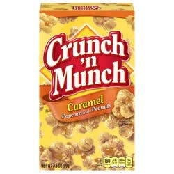 Crunch ''n Munch Caramel Popcorn with Peanuts 3.5 oz