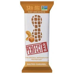 Perfect Bar Gluten-Free Salted Caramel Cashew Butter and Peanut Butter Protein Bar, 2.2 oz