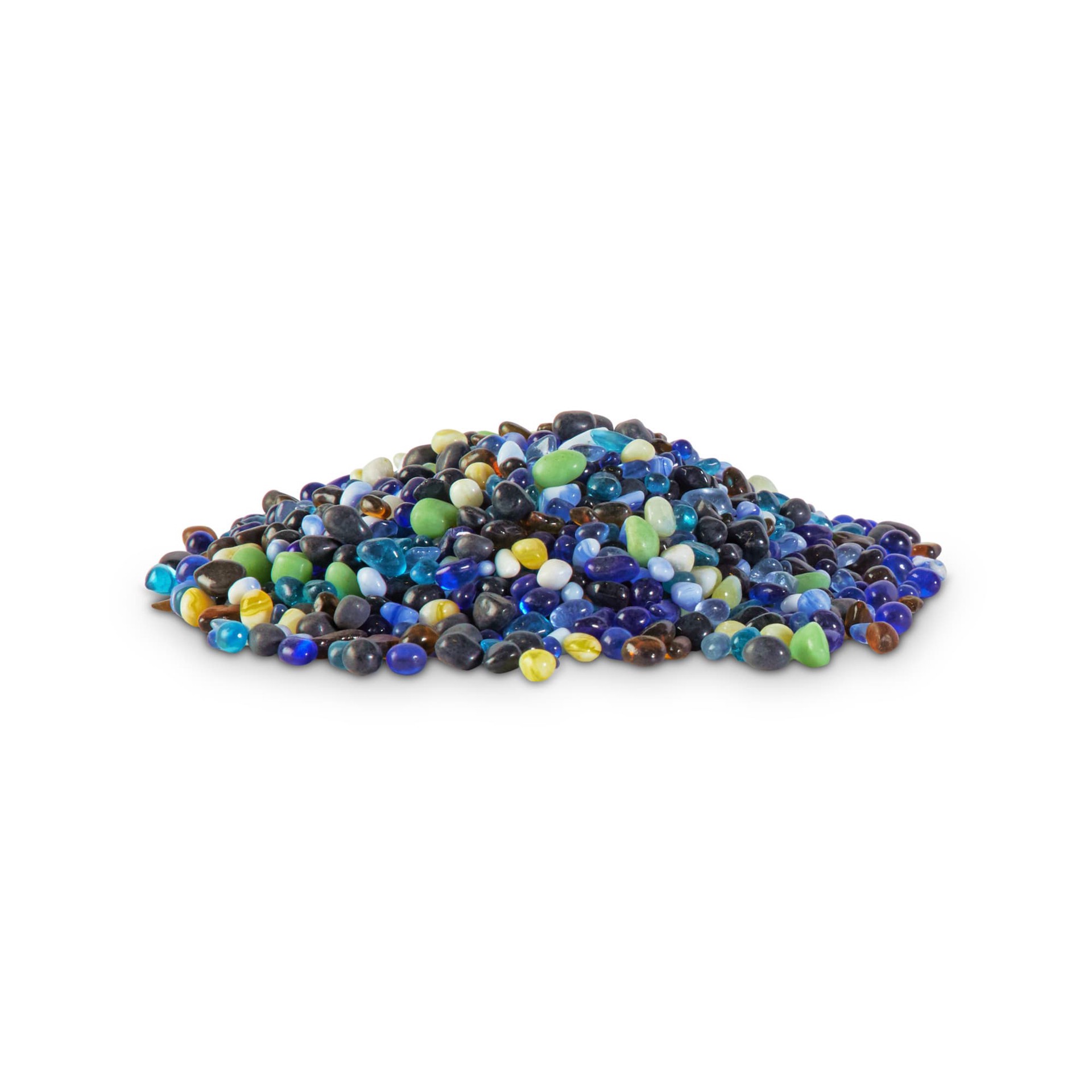 slide 1 of 1, Imagitarium Blue Azure Pebble Glass Aquarium Gravel Accent Mix, 1 ct