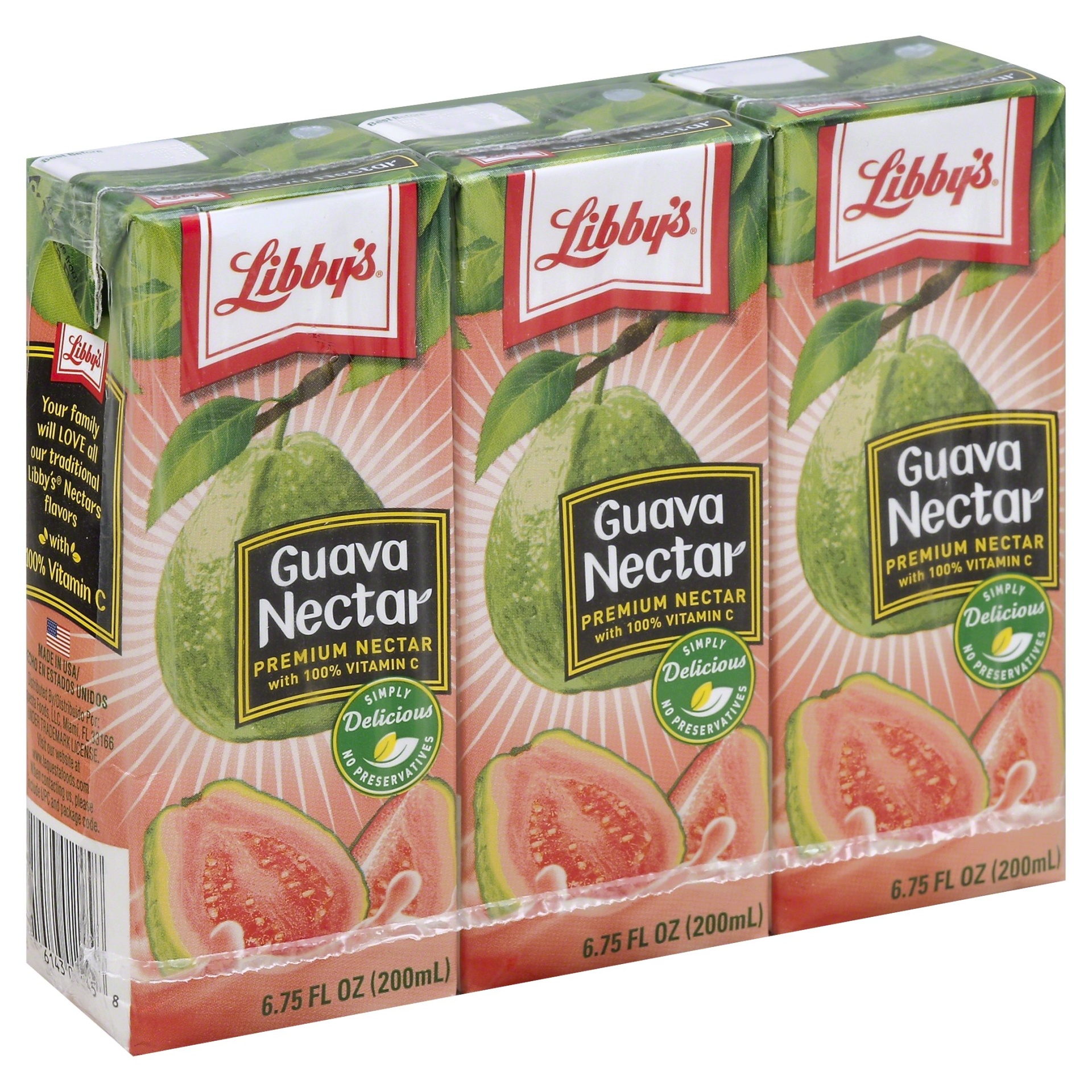 slide 1 of 8, Libby's Premium Guava Nectar - 3 ct; 6.75 fl oz, 3 ct; 6.75 fl oz