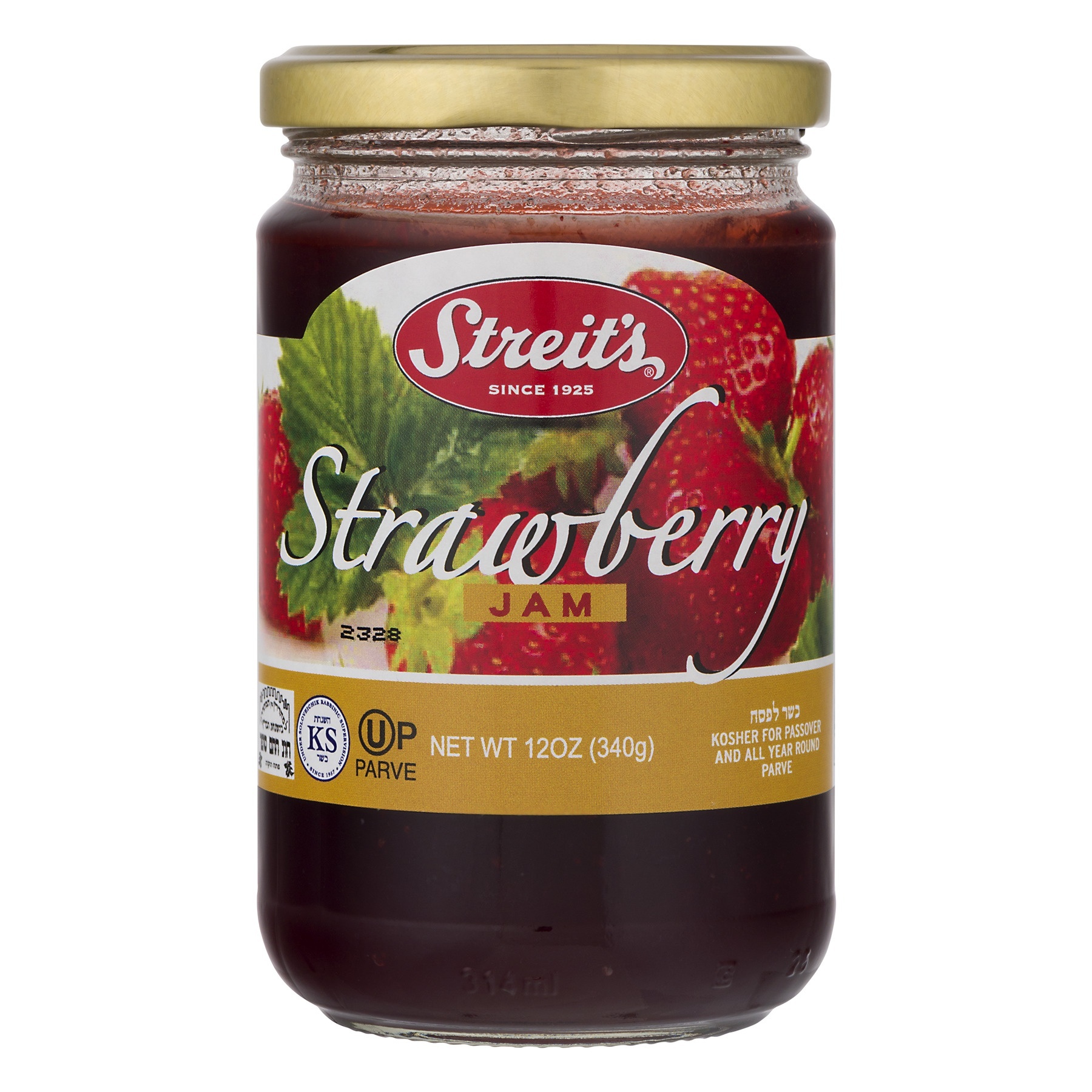 slide 1 of 1, Streit's Preserves Strawberry, 12 oz