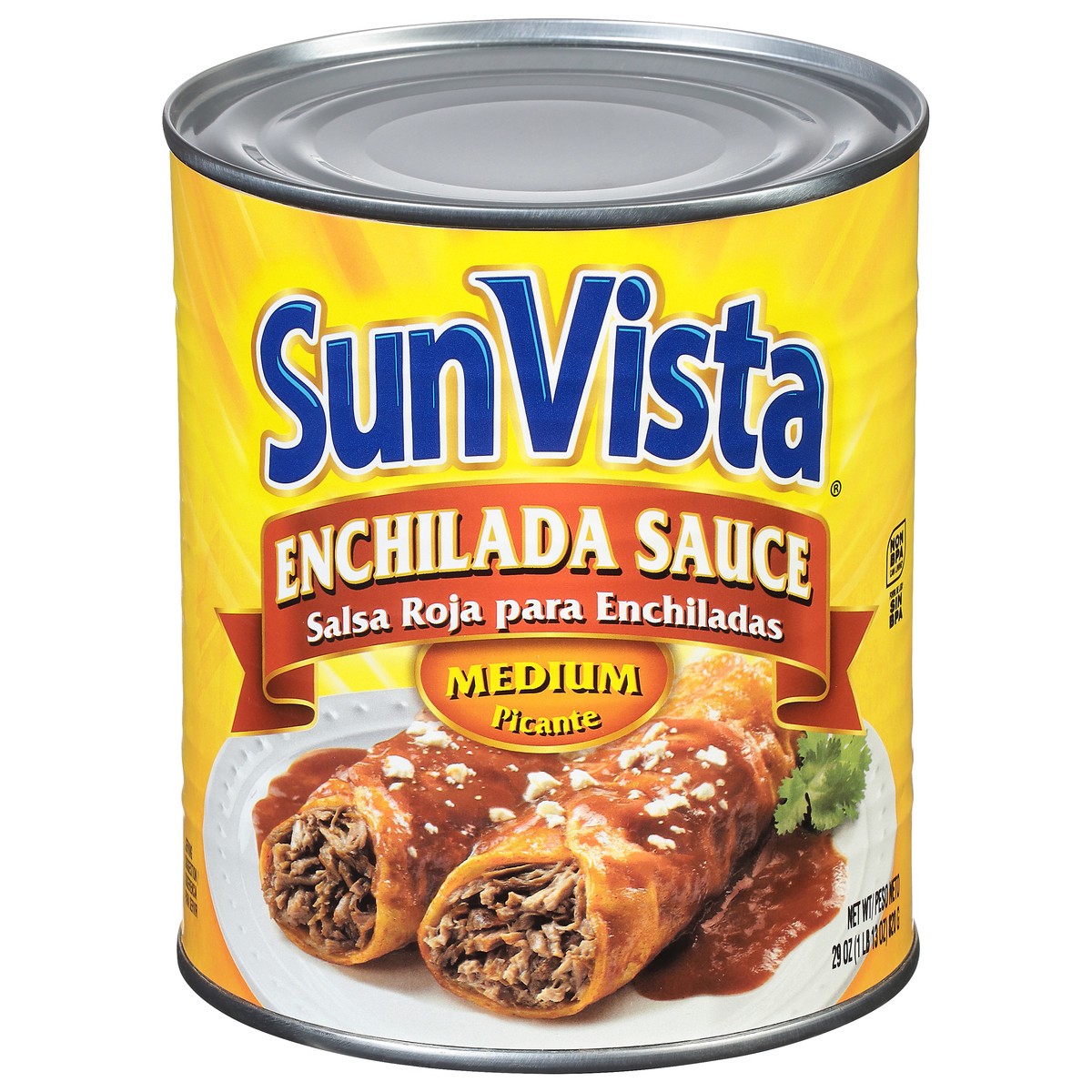 slide 1 of 1, SunVista Medium Enchilada Sauce 29 oz, 29 oz