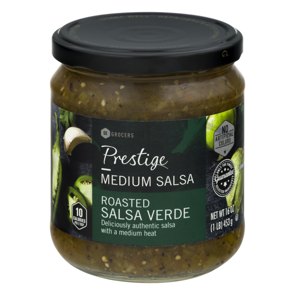 slide 1 of 1, SE Grocers Prestige Verde Salsa, 16 oz