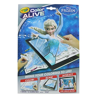 slide 1 of 1, Crayola Color Alive - Disney's Frozen, 1 ct