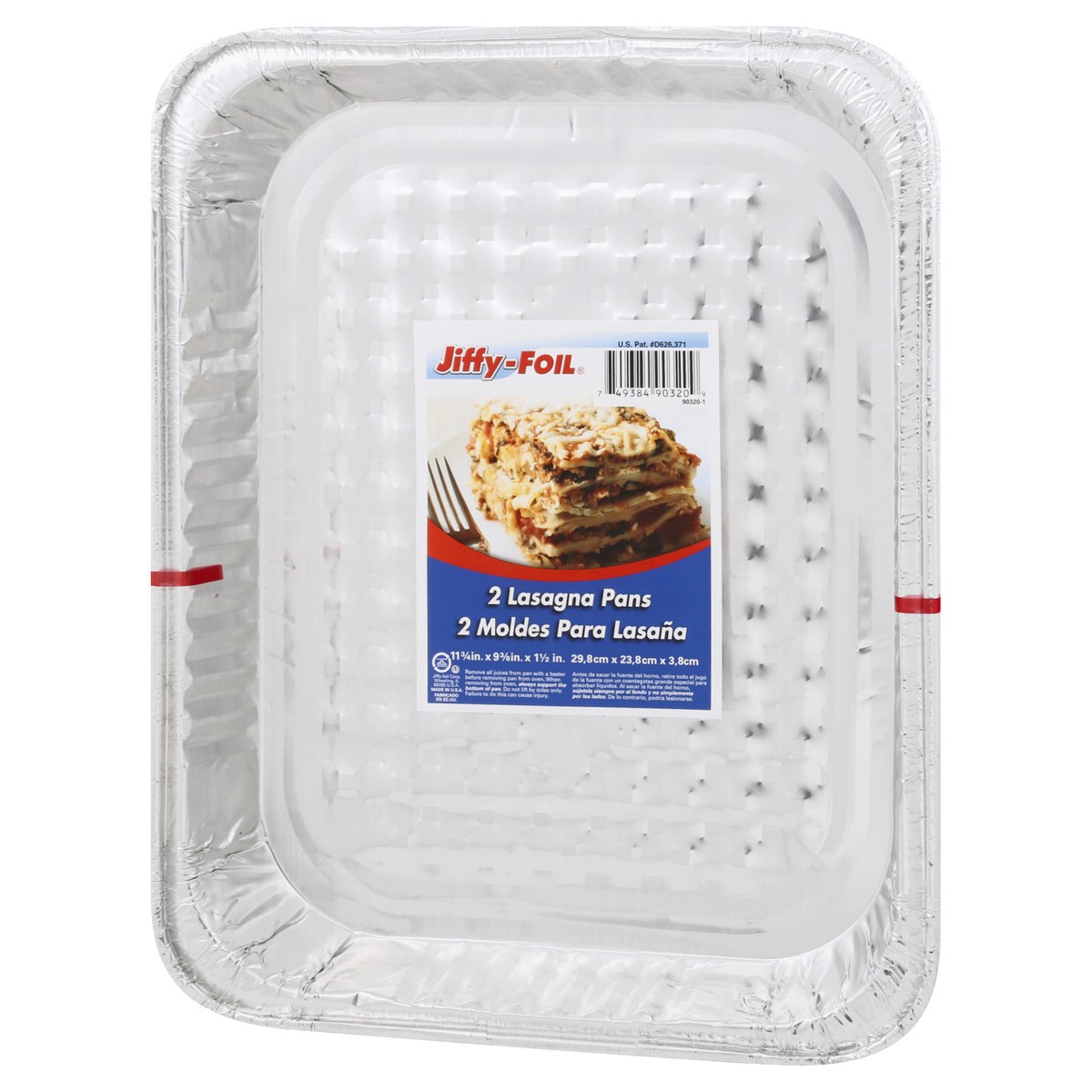 slide 7 of 11, Jiffy-Foil Home Select Jiffy Lasagna Pan, 2 ct