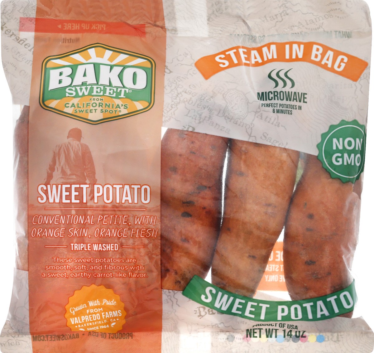 slide 5 of 13, Bako Sweet Sweet Potato 14 oz, 14 oz
