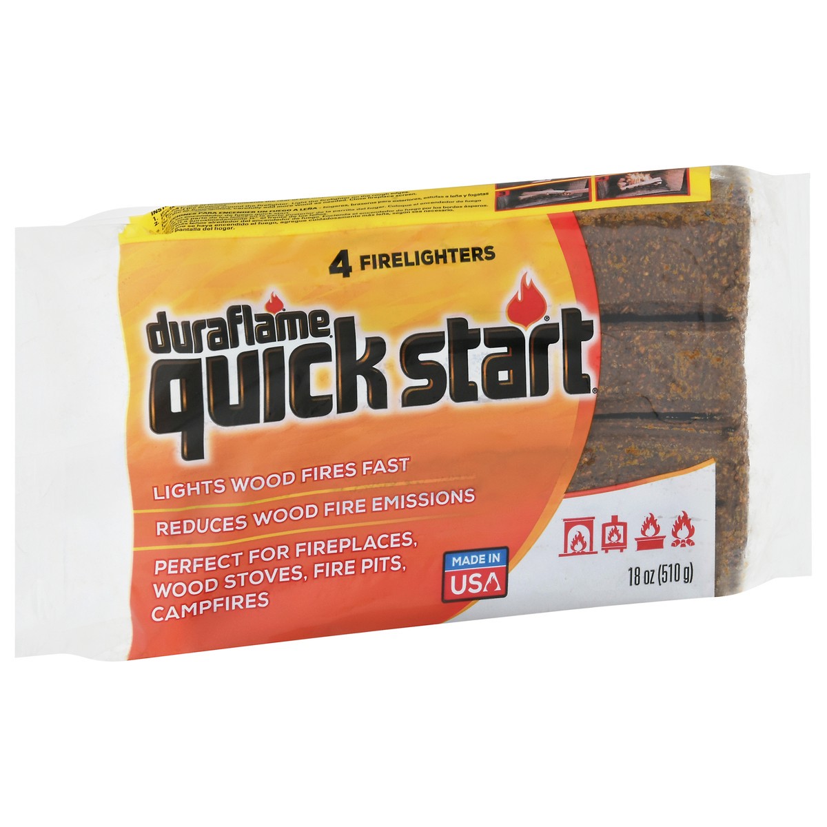 slide 7 of 12, Duraflame Quick Start Firelighters 18 oz, 18 oz