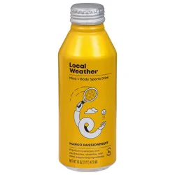 Local Weather Mango Passionfruit Mind + Body Sport Drink - 16 oz