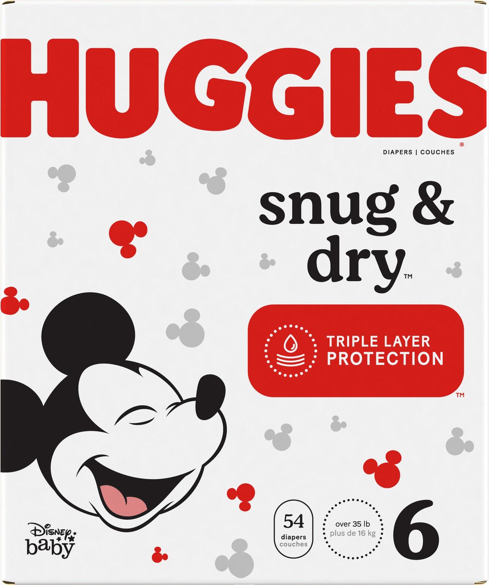 Huggies Snug & Dry Diapers Disney - Size 6 Over 35 Lbs, Shop