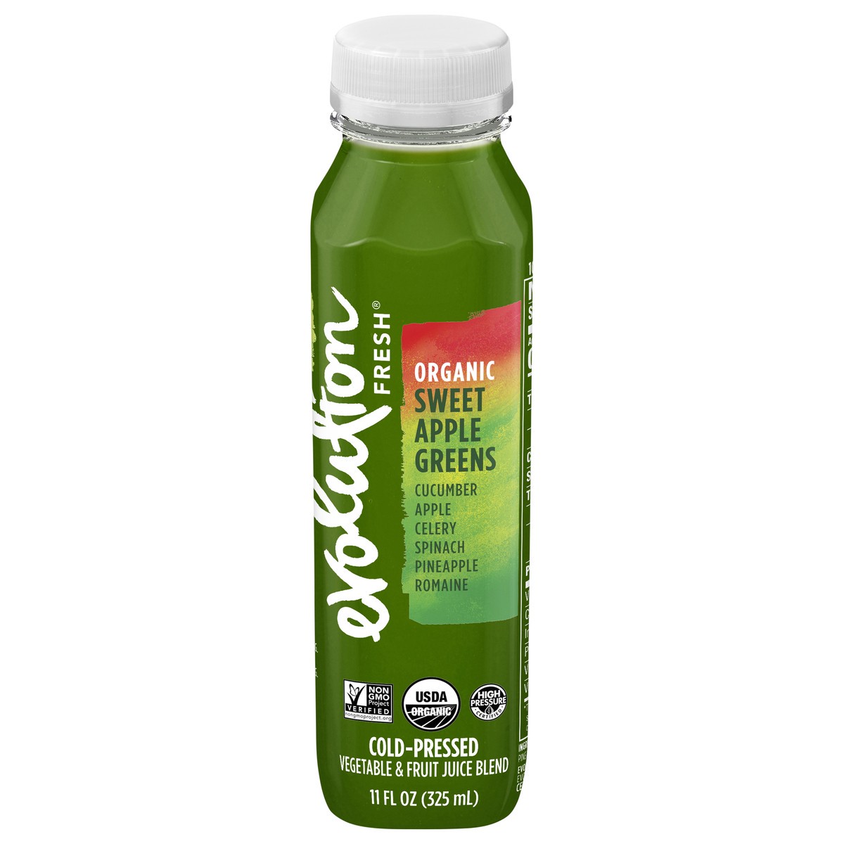 slide 1 of 3, Evolution Fresh Organic Sweet Apple Greens Cold-Pressed Vegetable & Fruit Juice Blend 11 oz., 11 fl oz