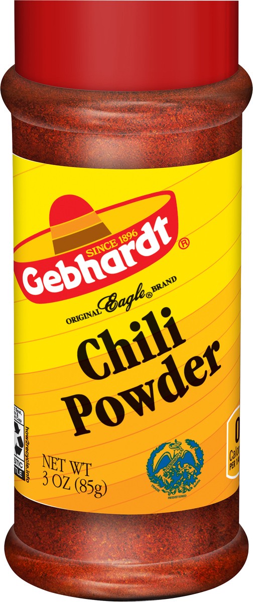 slide 2 of 2, Gebhardt Chili Powder, 3 ounces, 3 oz