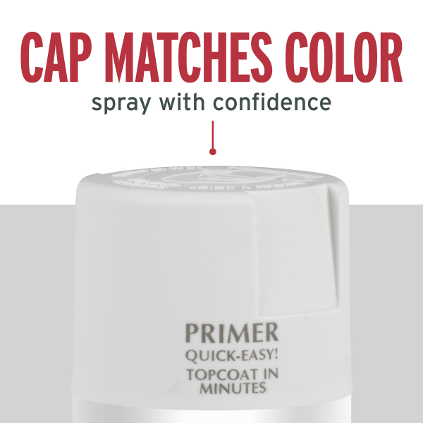 slide 12 of 29, Rust-Oleum Stops Rust Clean Metal Primer Spray 7780830, Flat White, 12 oz