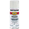 slide 28 of 29, Rust-Oleum Stops Rust Clean Metal Primer Spray 7780830, Flat White, 12 oz