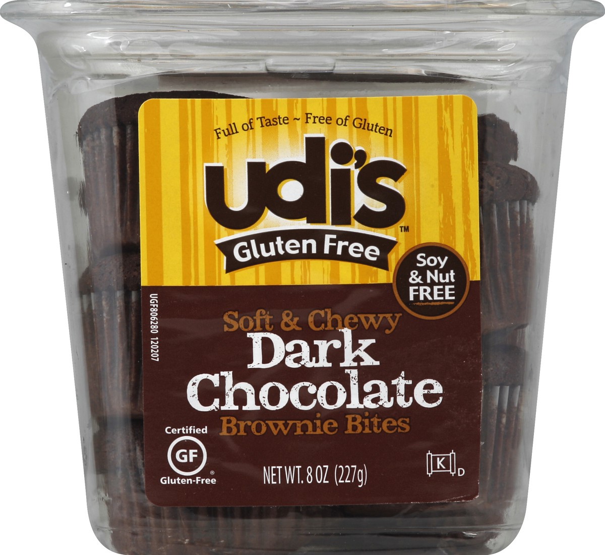 slide 1 of 4, Udi's Brownie Bites 7.9 oz, 7.9 oz