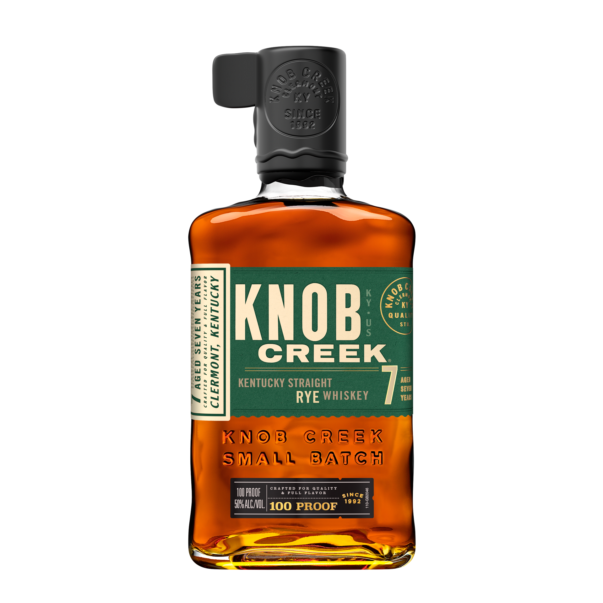 slide 2 of 2, Knob Creek Rye Whiskey 7 Year, 375 ml