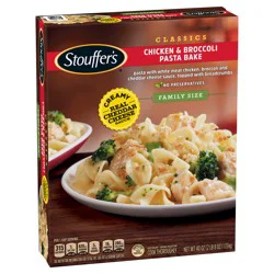Stouffer''s Stouffer’s Cheesy Chicken and Broccoli Pasta Bake, Family Size, Easy Frozen Chicken Pasta