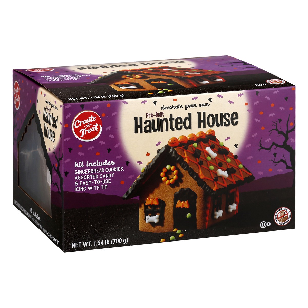 slide 4 of 9, Create A Treat Pre-Built Haunted House Building Kit 1.54 lb, 1.54 lb