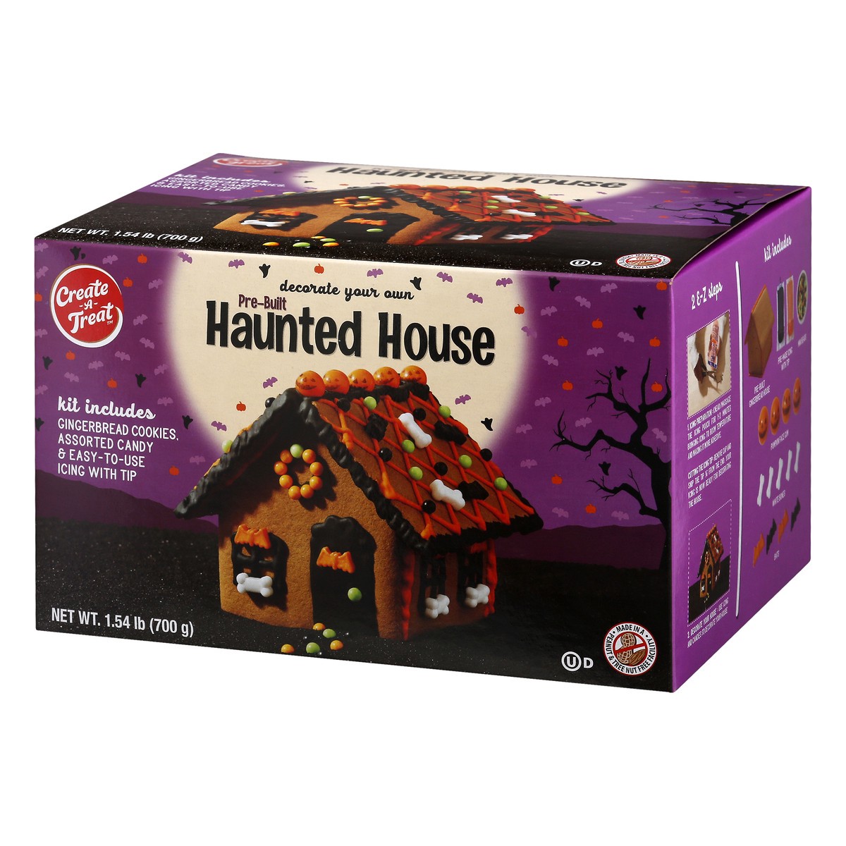 slide 9 of 9, Create A Treat Pre-Built Haunted House Building Kit 1.54 lb, 1.54 lb