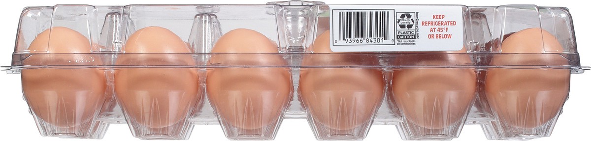 slide 3 of 9, Organic Valley Large Brown Free Range Organic Eggs, 18 ct, 