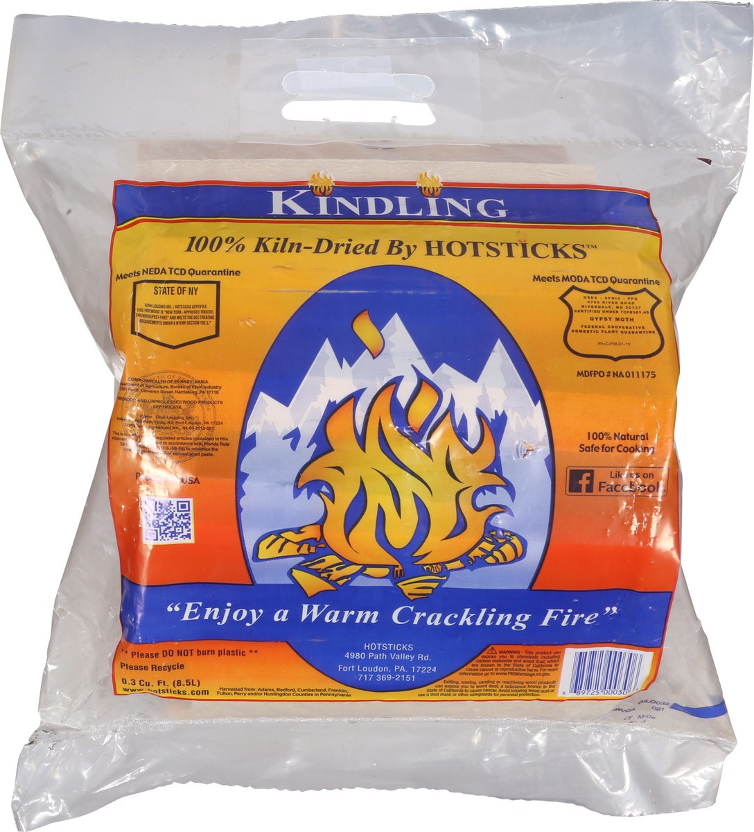 slide 3 of 9, Kindling Kiln-Dried Firewood 1 ea, 1 ct