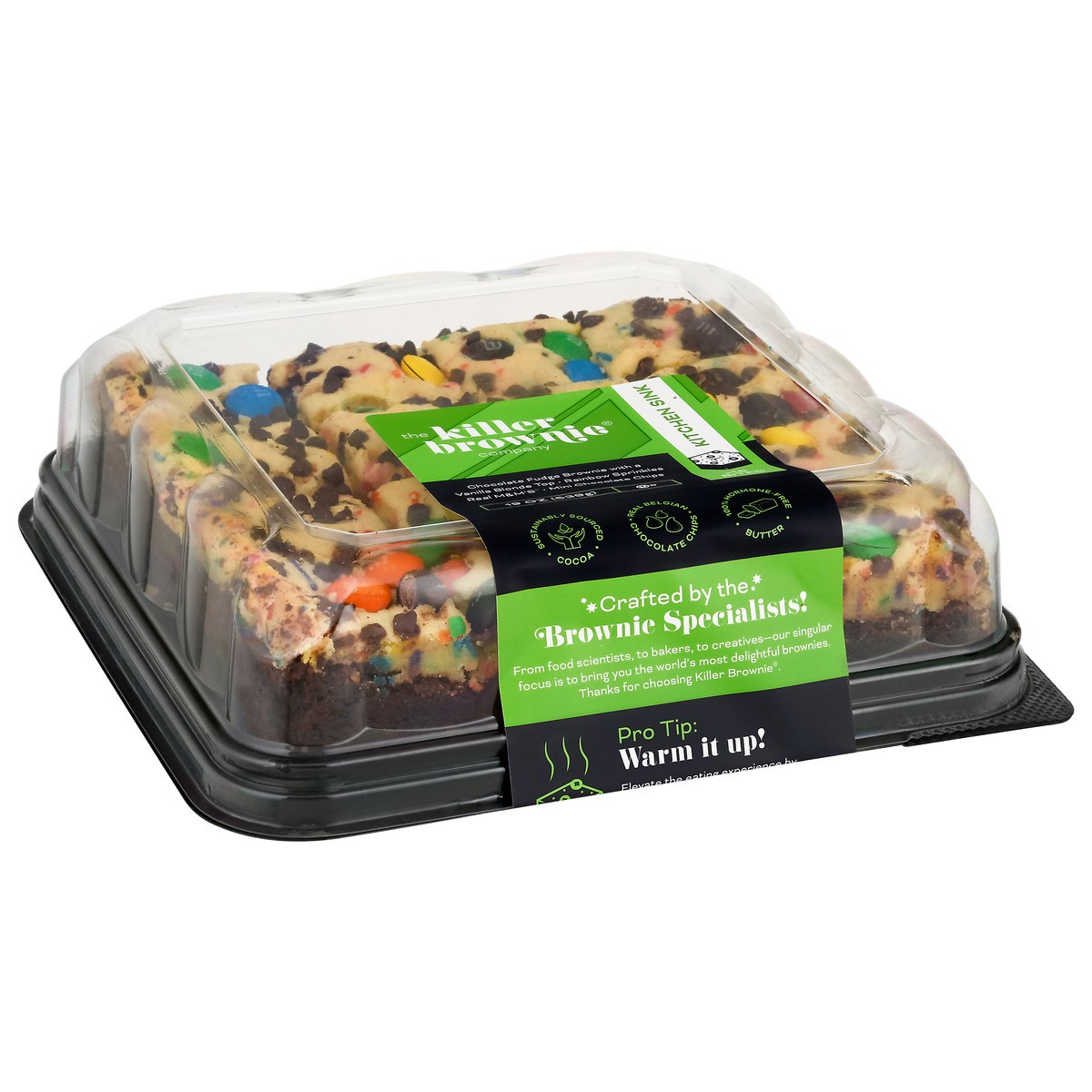 slide 8 of 13, Killer Brownie Chocolate Fudge Brownie 16 ea, 16 ct