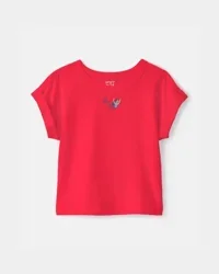 Carter's Toddler Girl Mermaid Top - Red 5T