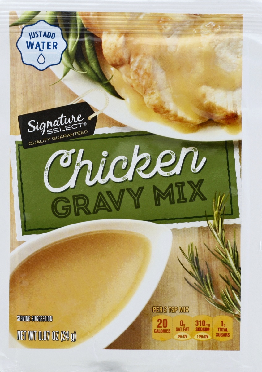 slide 5 of 9, Signature Select Chicken Gravy Mix 0.87 oz,