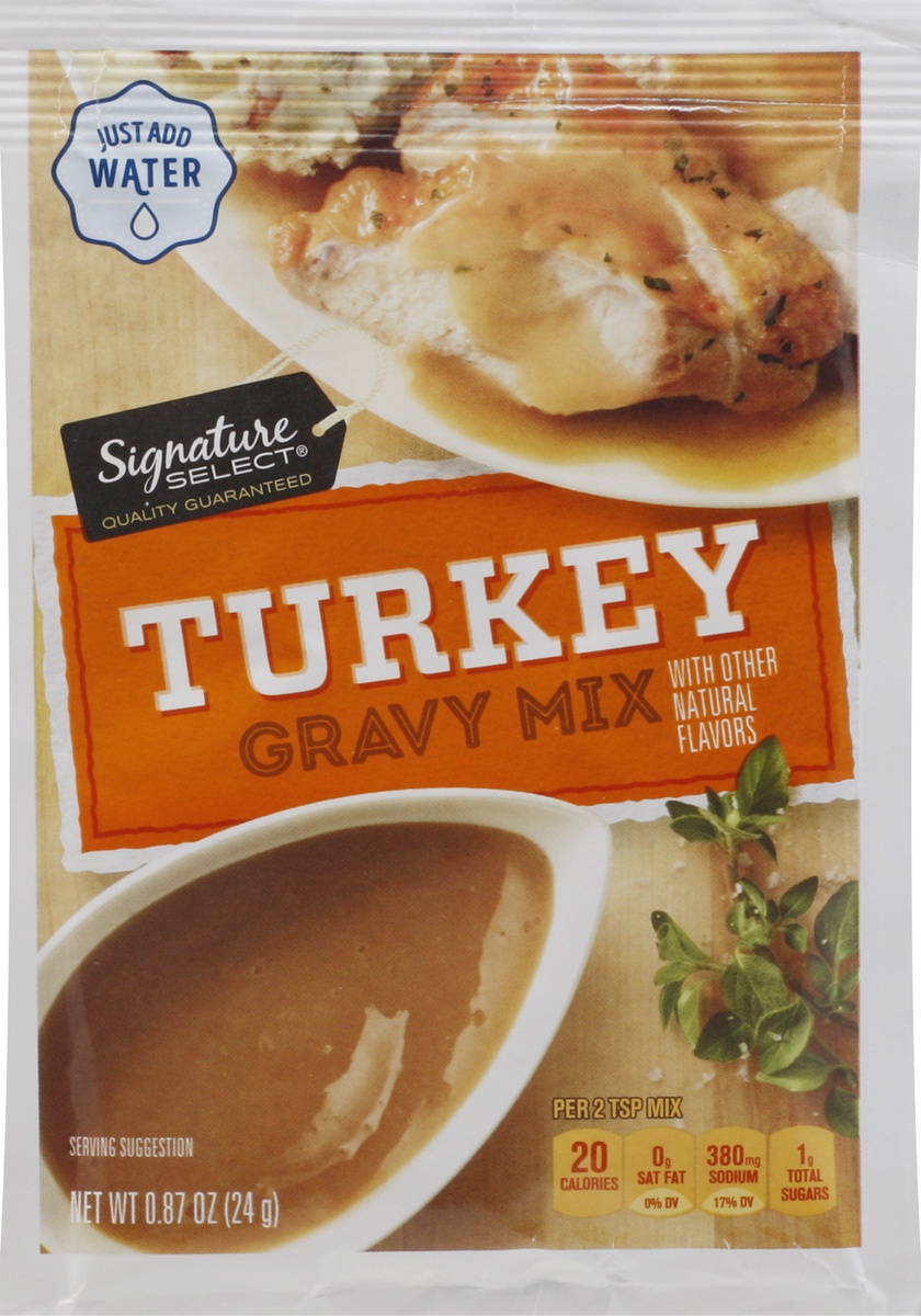 slide 3 of 9, Signature Select S Sel Gravy Mix Turkey, 0.87 oz