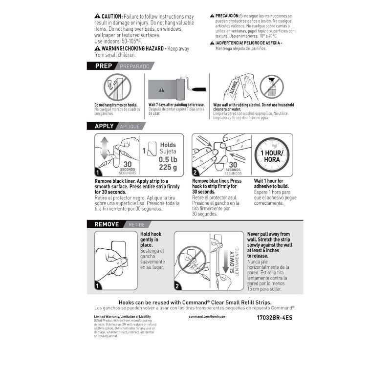 slide 2 of 12, Command Small Sized Metallic Decorative Hooks Brass: Gold Wall Hooks, 0.5 lb Capacity, 4 Pack, 1 ct