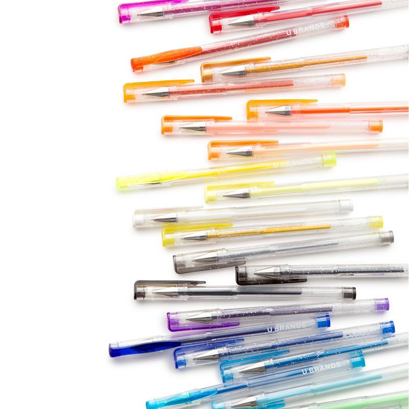 slide 2 of 5, 30ct Gel Pens in Case - U Brands, 30 ct